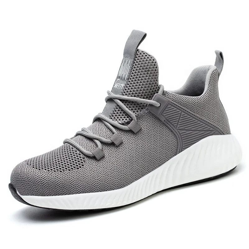 Labor insurance anti-smashing anti-piercing steel-toe breathable lightweight work safety  protective shoes wholesale for man