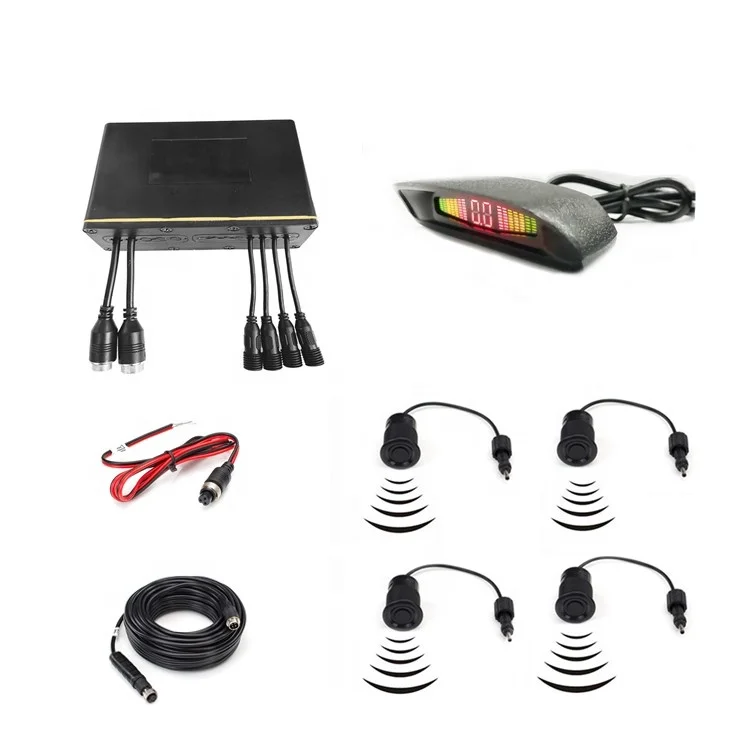Manufacturer customized high quality waterproof IP67 4 probe reversing radar parking sensor