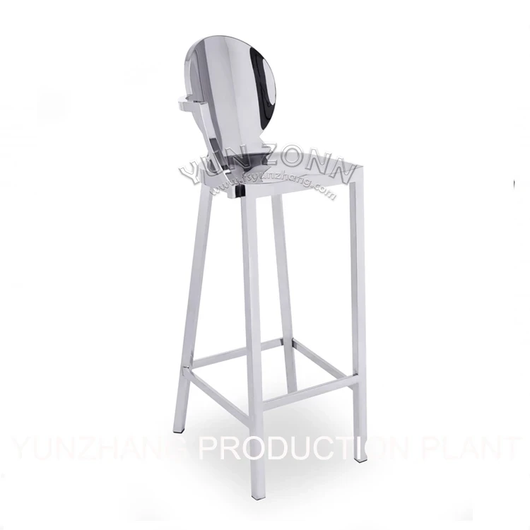 Modern Gold Stainless High Bar Stool and Dining Chairs Home Furniture for Restaurant Hotel and Living Room for Nightclub