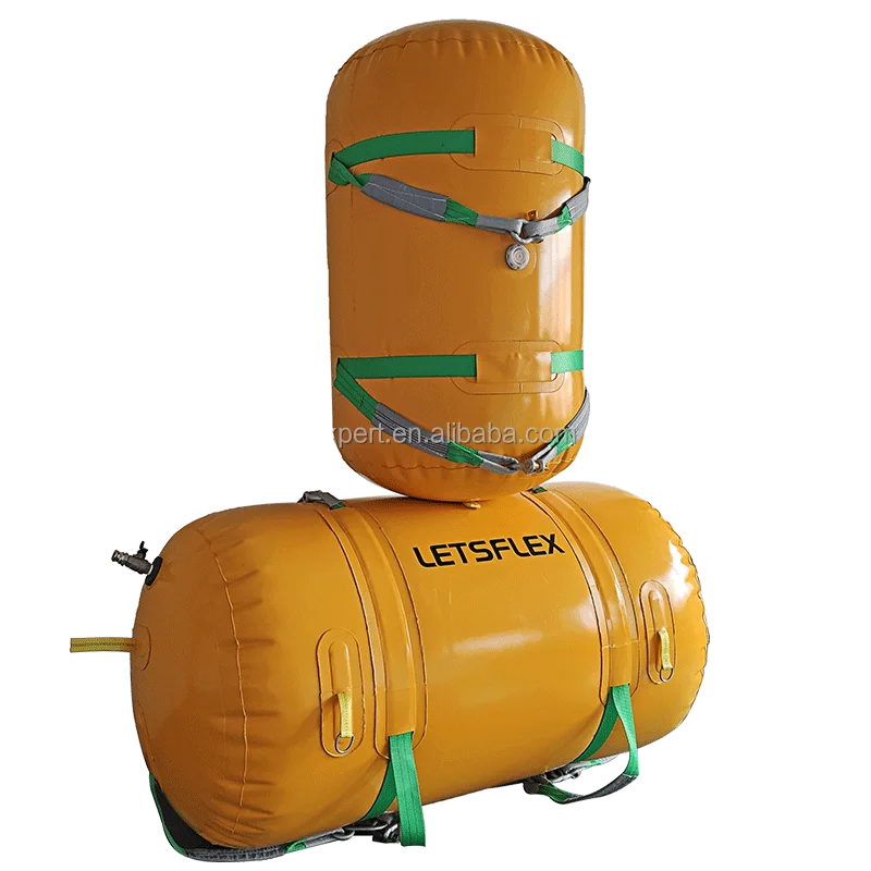 LETSFLEX 500 кг, морской спасательный надувной ПВХ лодочный подъемник, воздушные поплавковые мешки, спасательные подводные работы для дайвера