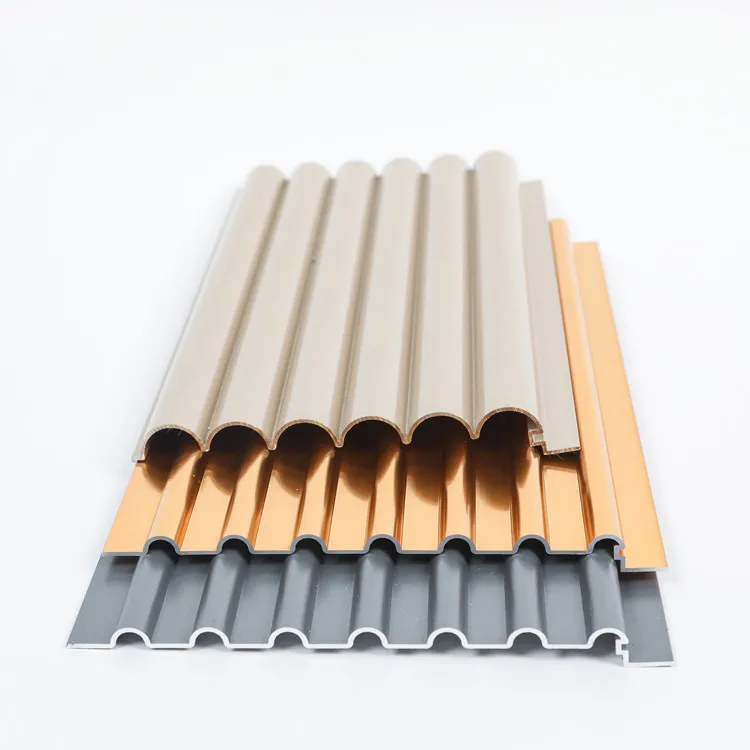 Decorative Aluminium 3D Wave Great Wall Panel Corrugated Aluminum Wall Panel Exterior Facade Curtain Wall Interior Boards