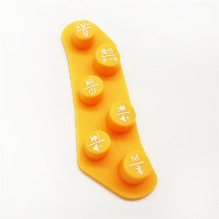 Silicone Rubber Keypad Manufacturer Rubber Keypad Button With Logo Printing
