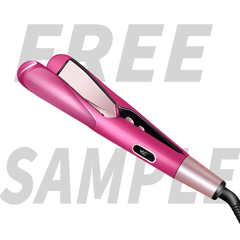 AIWO Wholesale Gold Ionic Hair Straightening Comb Gift Set Hair Straightener Free Sample