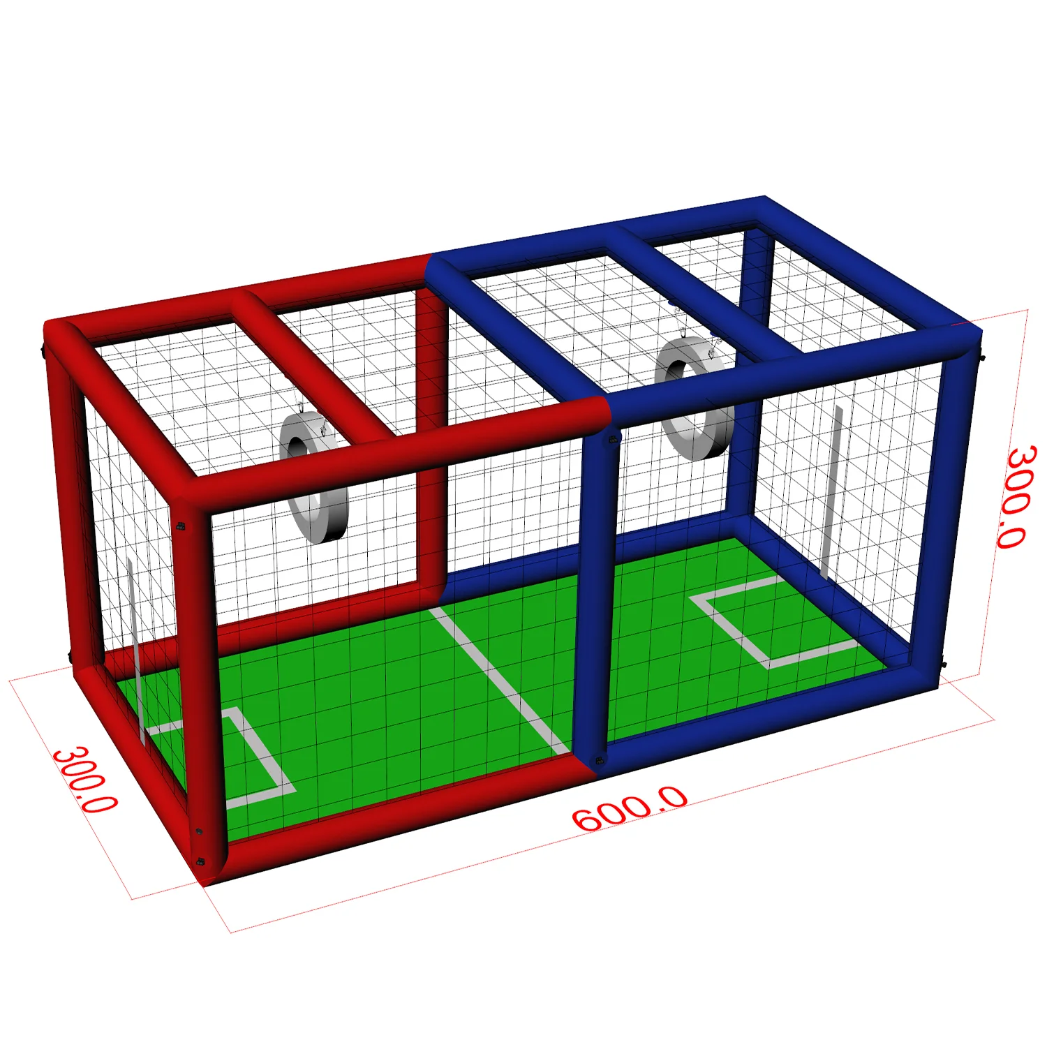 Надувной Дрон футбольная Арена для командных мероприятий