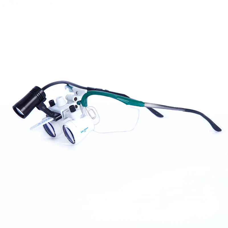 TAOS NS2.5x dental surgical binocular loupes magnifying glasses medical equipment with led light 21x