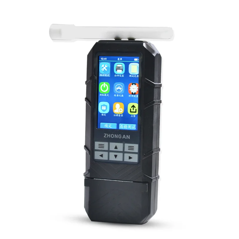 portable type breathalyzer built in printer breathalyzer big LCD display alcohol detector