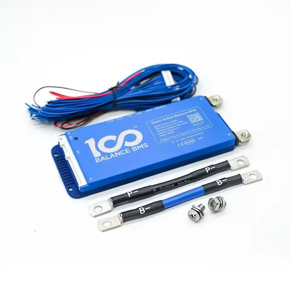 Daly 100 balance bms 200A  8s~24s 48V LiFePO4 BMS Build-in BT GOODWE GROWATT PYLONTECH Inverter BMS