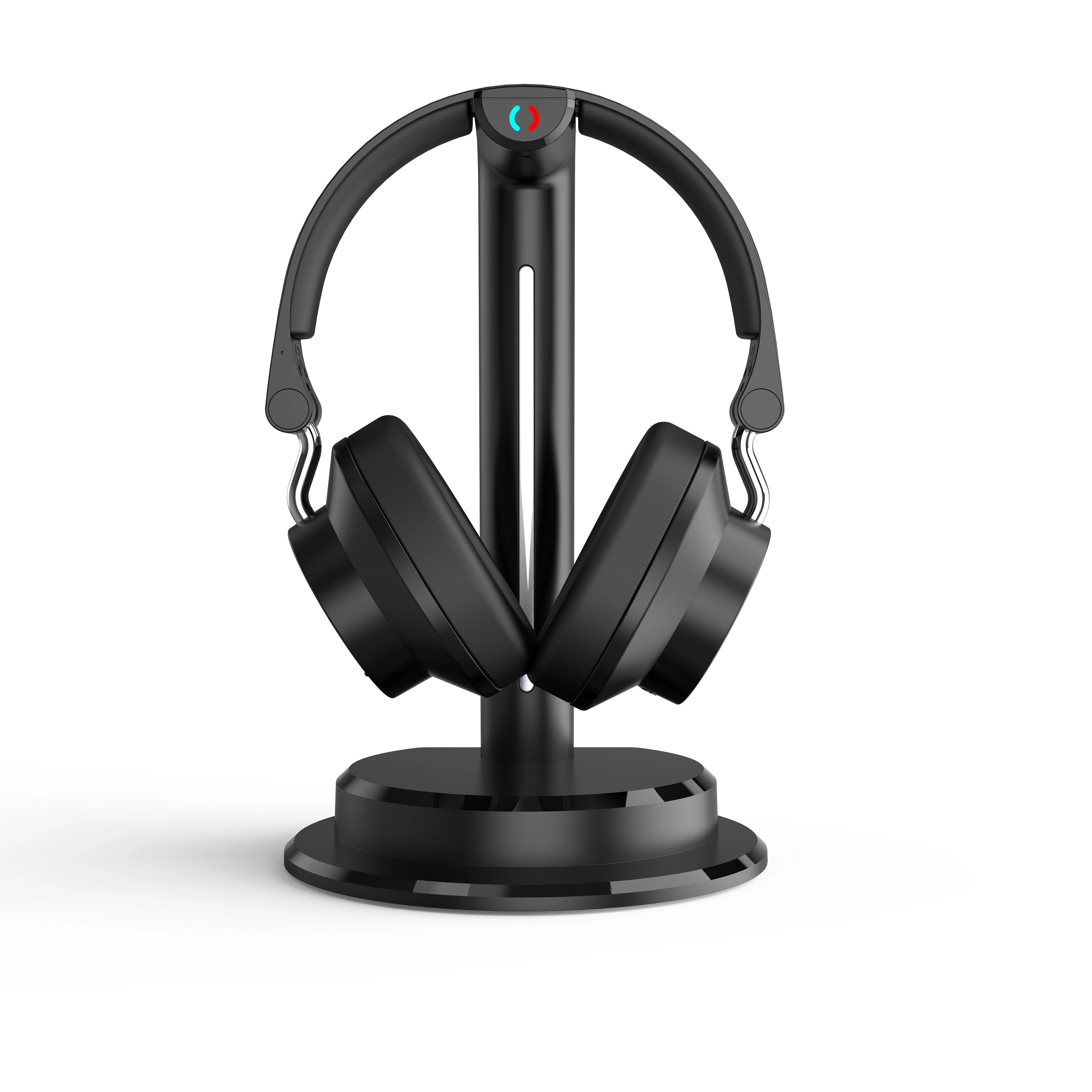 2022 New Arrival 2.4G wireless TV headphone for transmitter charging base,5 EQ mode to switch different sound quality