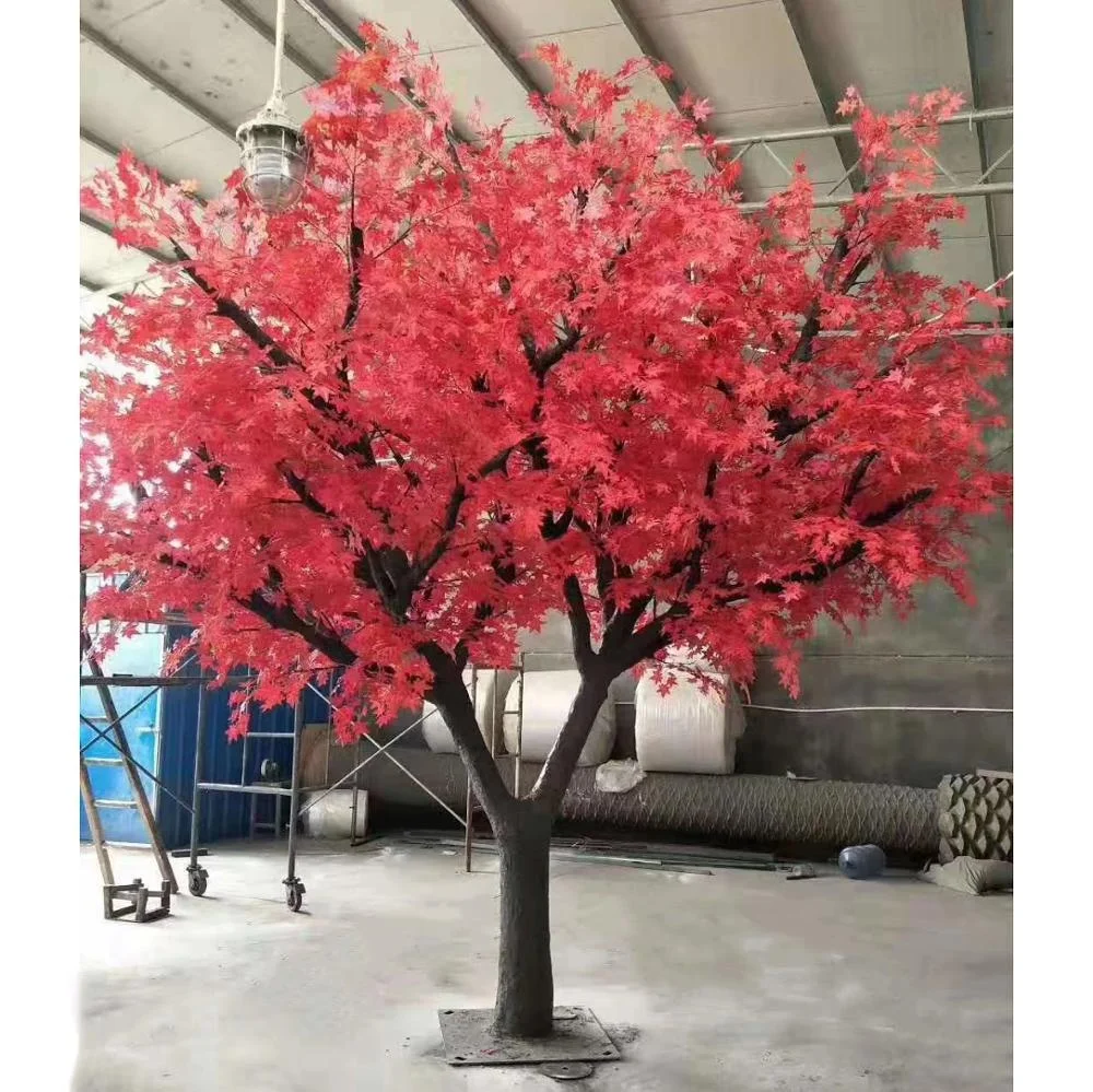 Autumn Large Outdoor Fake Artificial Japanese Red Maple Tree