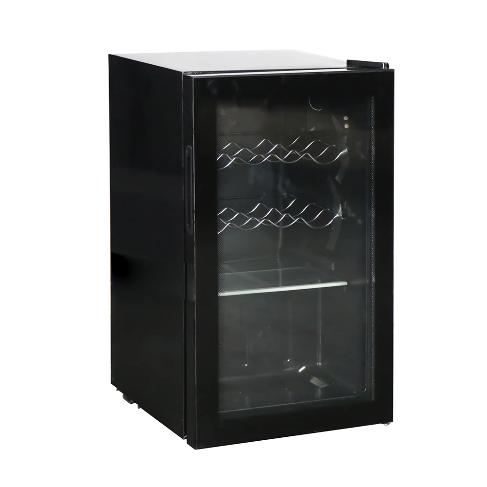 BC-53C98 Black vertical factory direct sales single door kitchen wine small refrigerator