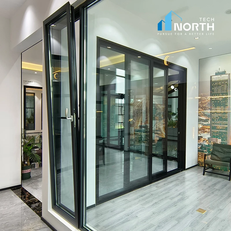 Ultra-slim frame aluminum windows for minimalist architecture
