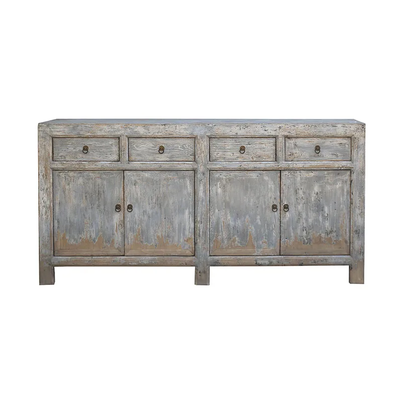 Chinese recycled furniture  Chinese antique reclaimed  wood dry painting sideboard living room furniture antique cabinets
