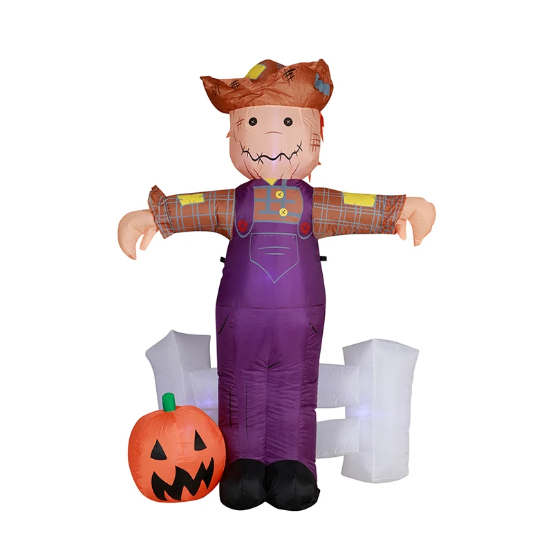 Пугал на День Благодарения/Хэллоуин с тыквой двором Надувное украшение