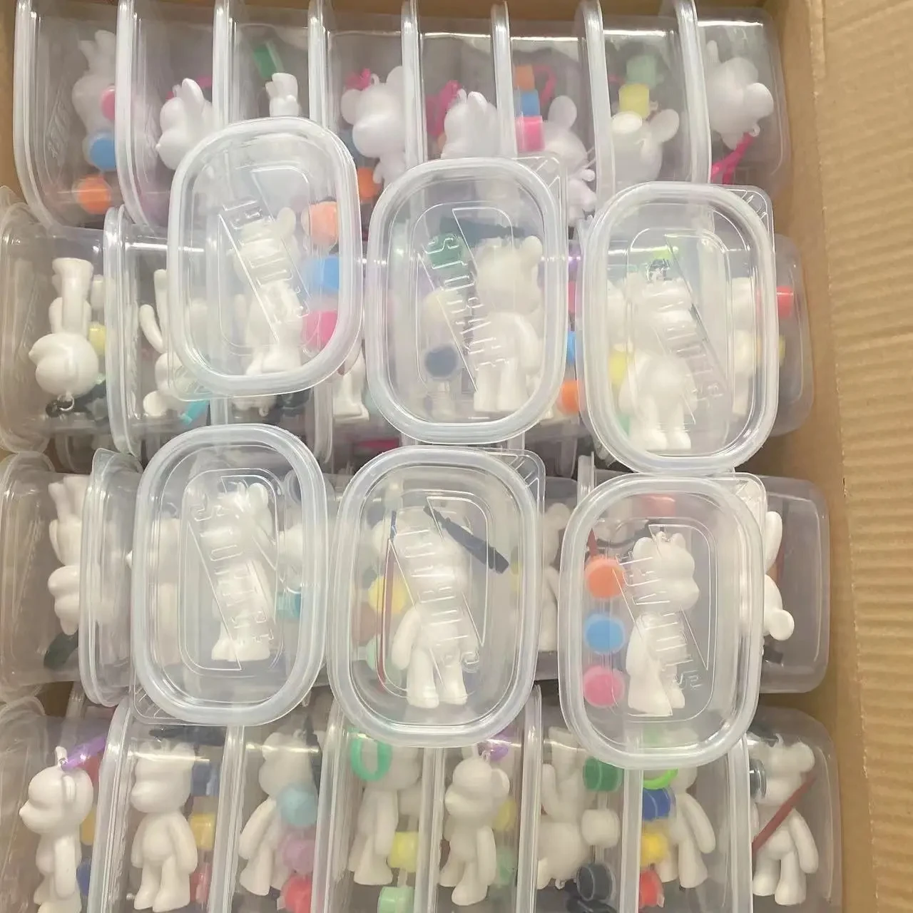 Hot Halloween Plaster Painting Doll Creative Diy Plaster Toy Kids Painting Coloring Doll Set Easter Decoration