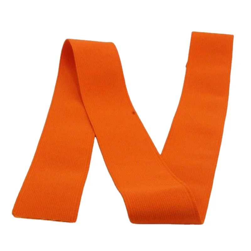 Colorful Flat Woven Elastic Band Shiny Underwear Nylon Spandex Elastic Band For Boxer Web Band