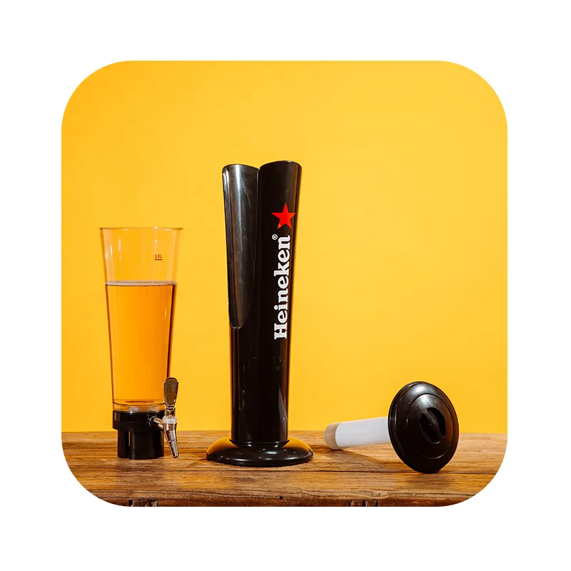 Bar Table Mini Table Beer dispenser customizable color Plastic Beer Tower Juice Drink Dispenser for family parties