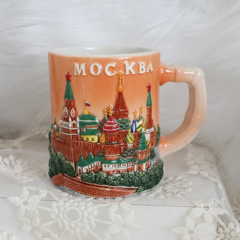 8oz/12oz/16oz Custom Souvenir Coffee Mug Handpainted Mugs of Russia
