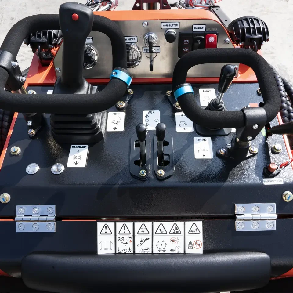 Mini skid steer loader rubber tracks with attachments can ship to USA Germany Uk