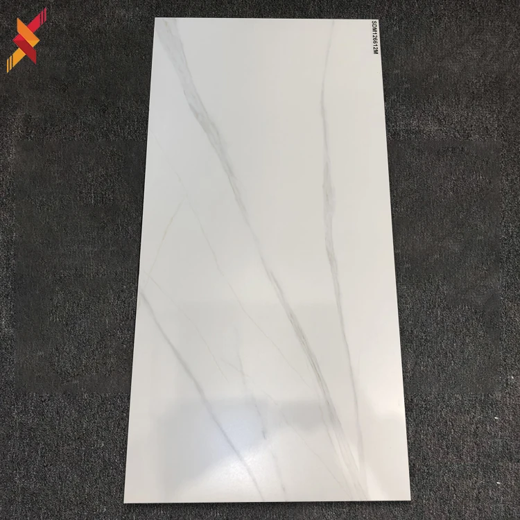 Low Price 600x1200 Big Size White Marble Design Porcelanto Bathroom Tile Interior Glazed Ceramic Porcelain Floor and Wall Tiles