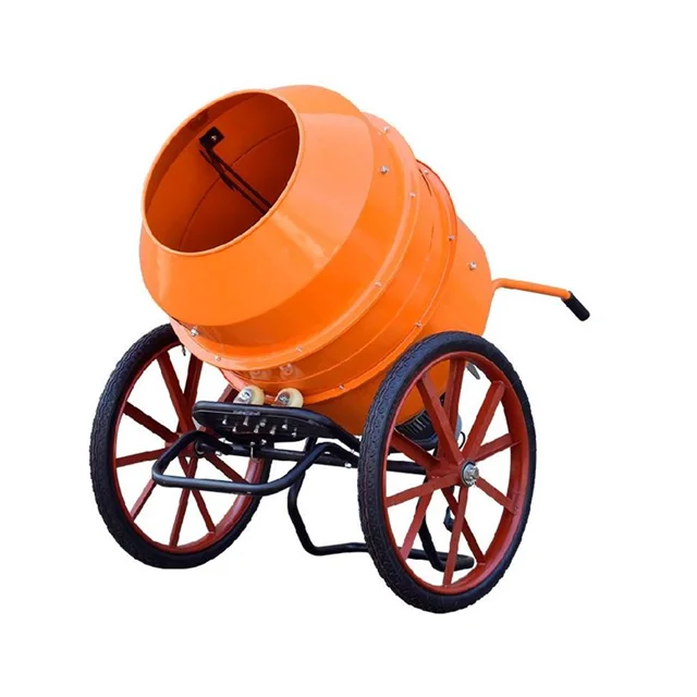 
600L Push-type Concrete Mixer Concrete Site Feed Mixer Commercial Electric Small Construction Mixer 