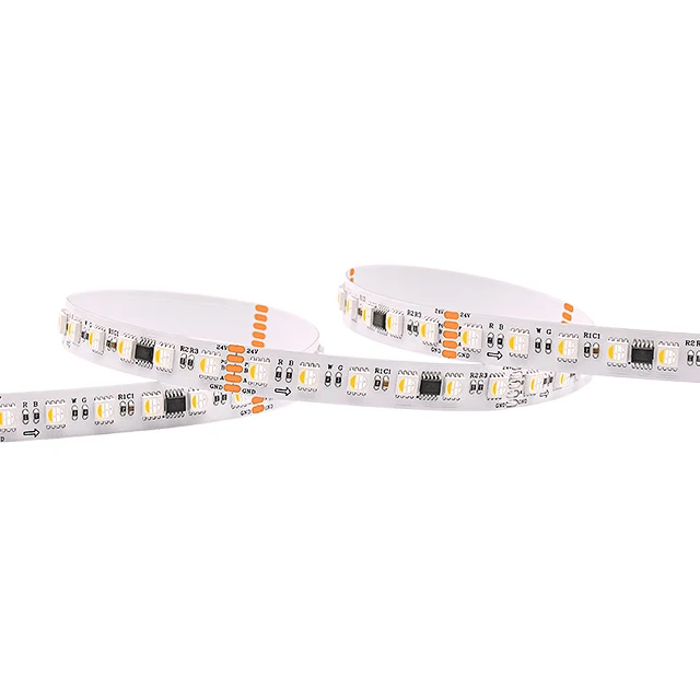 24V 84 Leds Per Meter Programmable Addressable RGBW Cool Warm White Pixel UCS512 DMX512 5050SMD Led Strip light