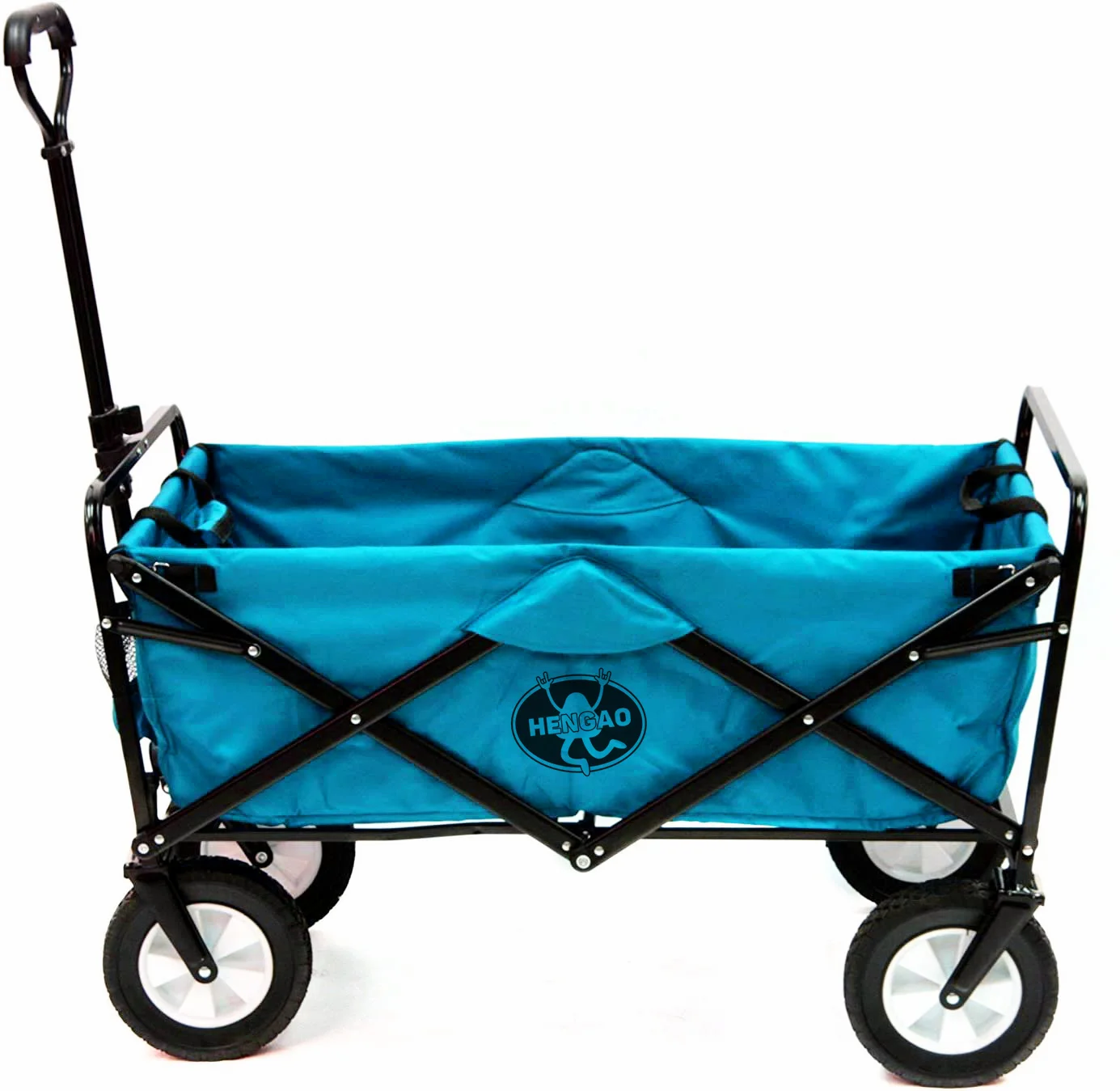 Hot Sale lightweight Outdoor Picnic Camping Folding Collapsible Wagon Cart  various color stainless steel trolley
