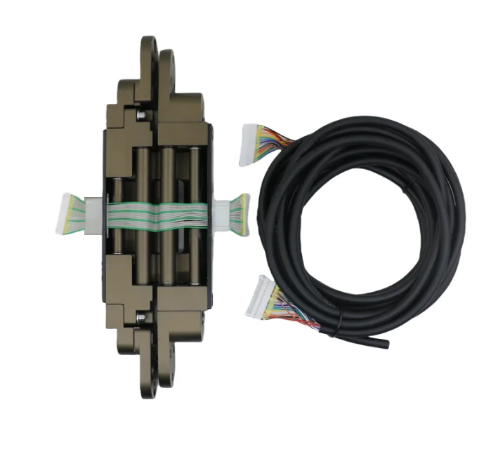 3D invisible heavy duty adjustable with wire concealed hinge zinc alloy hidden electric power transfer hinge for wooden door