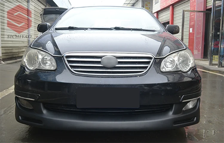 For BYD F3 body kit 2008-2013 BYD F3 Front lip bumper Rear lip Side skirt High quality PP material