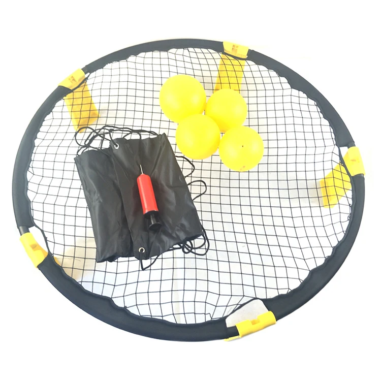 High quality outdoor sport entertainment combo pvc slam ball volleyball game set beach spike ball set