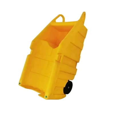 Easy To Clean Chemical Polyethylene Transportation 55 Gal Drum Containment Dolly Cart Drum Truck