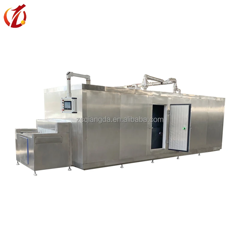 iqf freezing machine continuous tunnel blast contact plate freezer  freezer