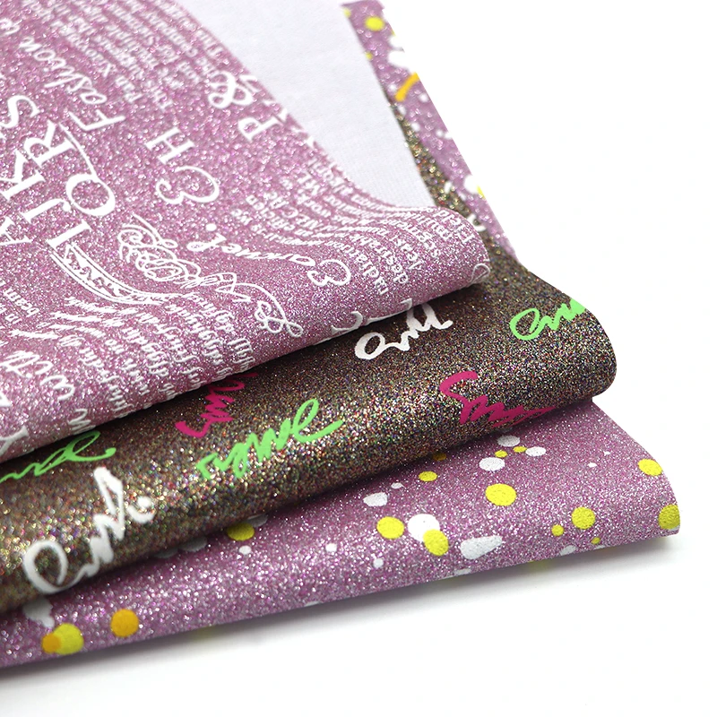 Daisy Cheap price custom handmade A4 size Gillter ice cream Leather Bow Book Cover raw materials