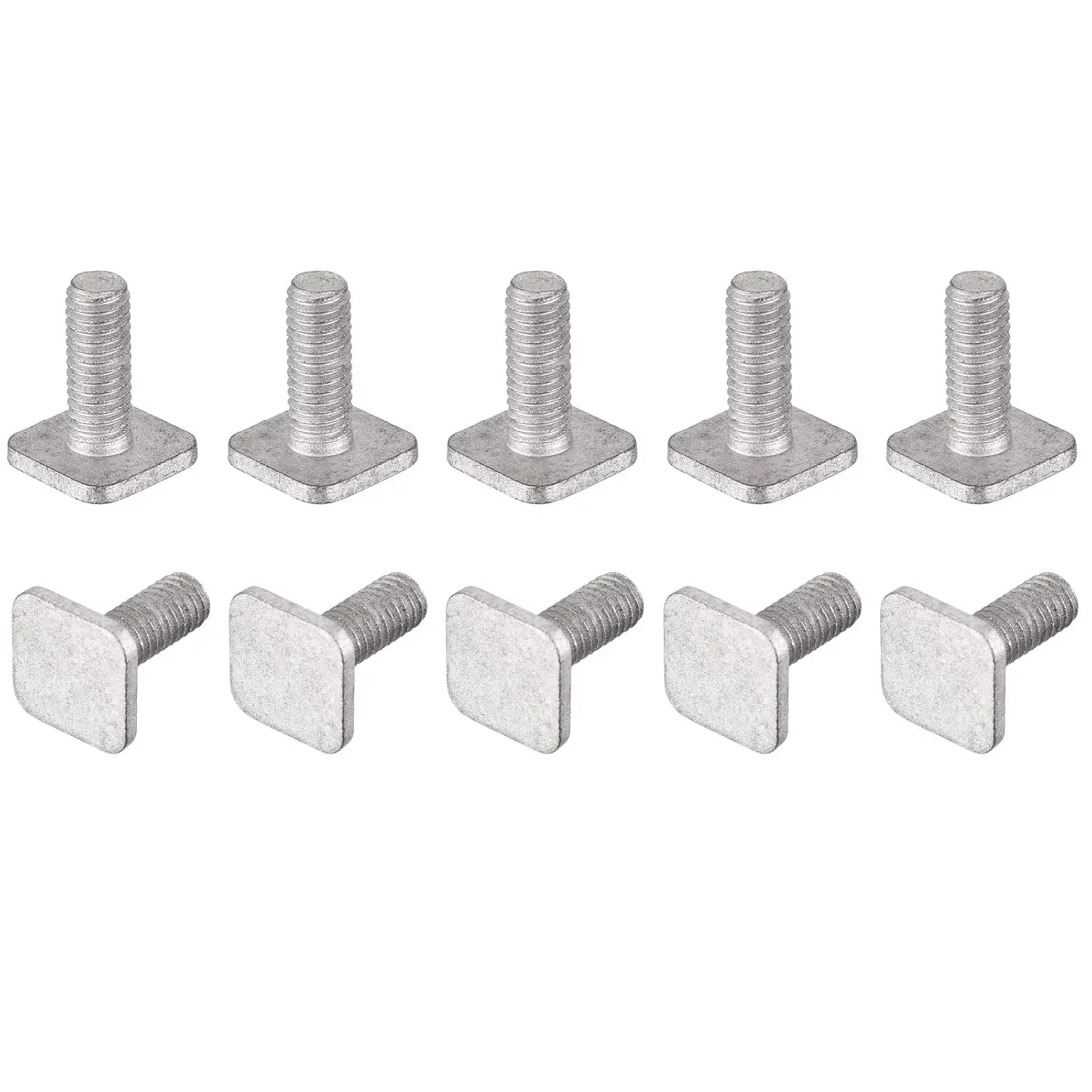 Customized Stainless Steel A193 A914 B8 N8M B8T A453 GR660 A286 ASTM AISI ANSI 304 316 Square Head Bolt With Nut and Washer