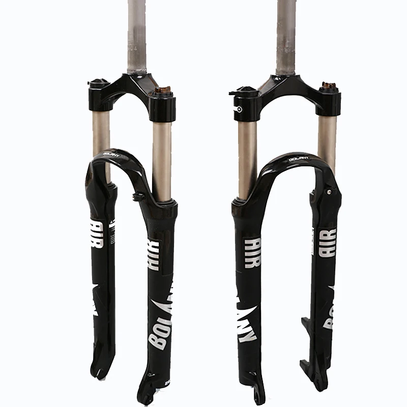 Подвеска Bolany, Велосипедная вилка для горного велосипеда, 26 дюймов, 27,5 дюйма, 29 дюймов, путешествие, 100 мм, Регулируемая Предварительно нагрузка, прямой QR-стабилизатор, вилка для горного велосипеда
