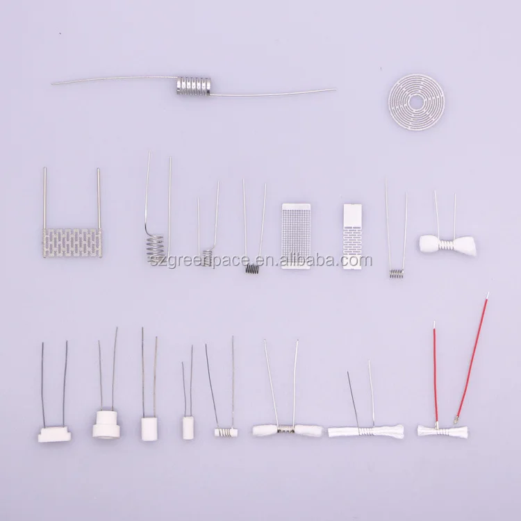 Factory Custom e cigarette premade vape coils cotton/ceramic wire coil for disposable pod device