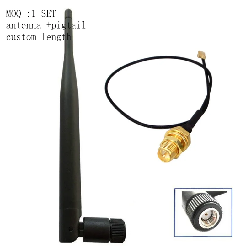 UFL to SMA whip разъем водонепроницаемый двухдиапазонный Wi-Fi sma female pex 1 13 Кабель 5DB антенна для улицы