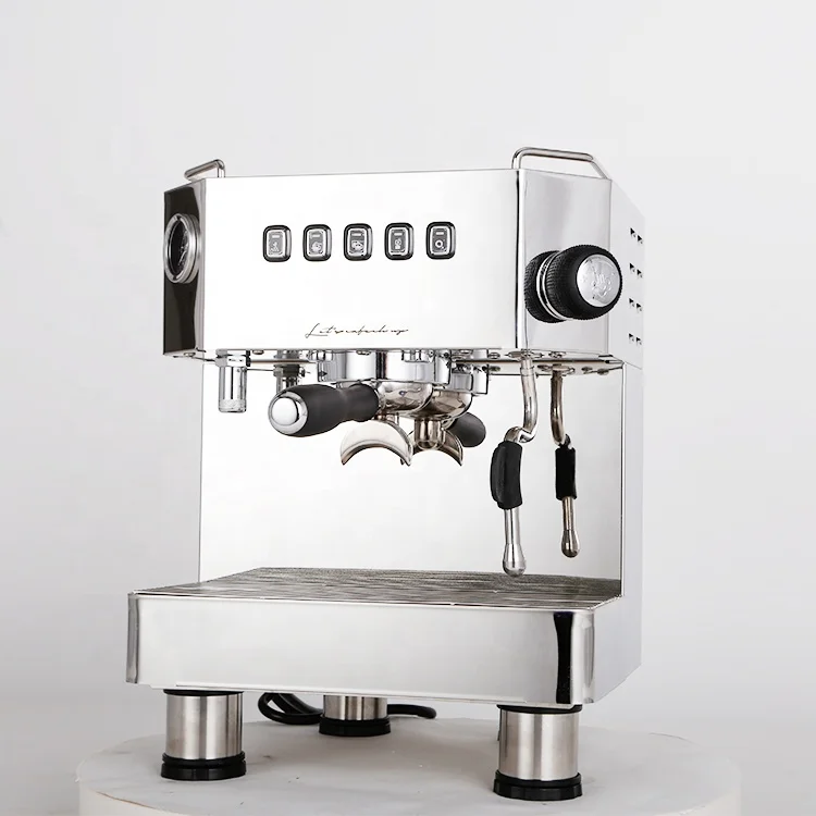 Coffee Shop Expresso Coffee Machine with Pressure Gauge