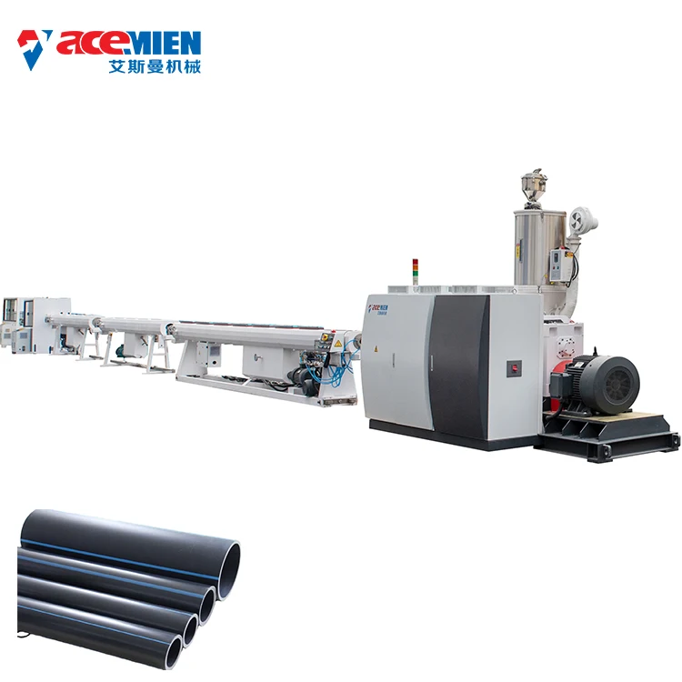 50-200mm Fast Speed PlasticPVC PPR Pipe Extrusion Making Machine PE Tube Extruder Manufacturer plastic pipe production line