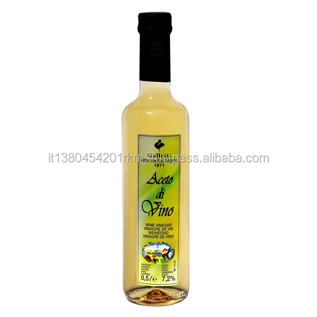 
high quality white wine vinegar made in Italy - acidity 7,2% 