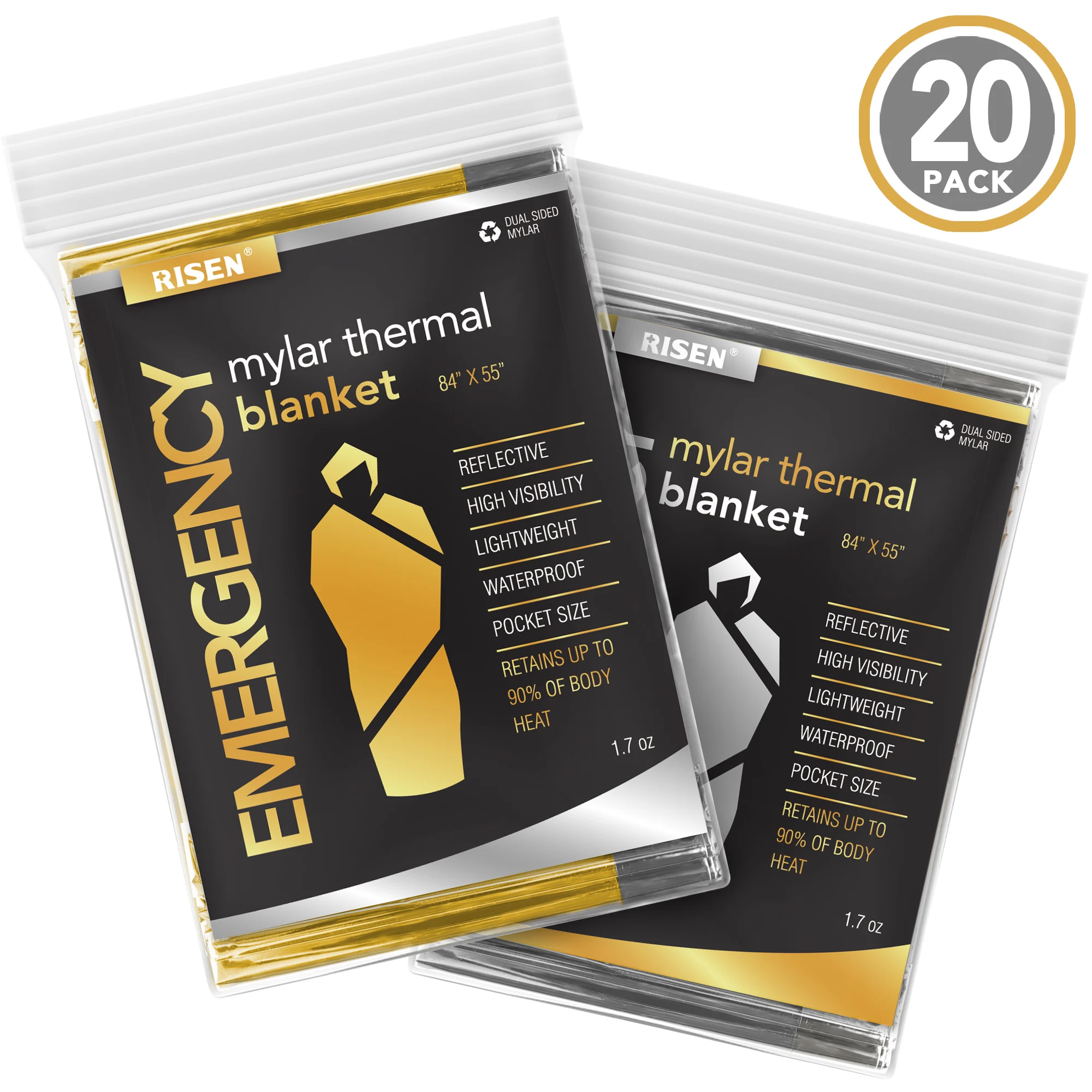 Disposable Foil Mylar Gold Space Folding Rolls Kids Thermal Emergency Warning Rescue Blanket In Guangdong