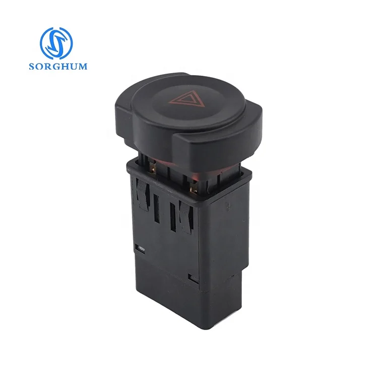 Sorghum 8200602232 2591000QOC Car Hazard Warning Light Switch For Dacia Duster Sandero 2008 2015 For Renault Aprio 2007 2010
