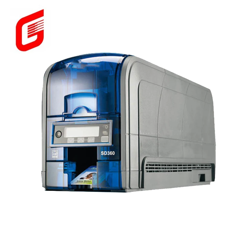 Распродажа автоматический двухсторонний пластиковый принтер для идентификационных карт Datacard SD360