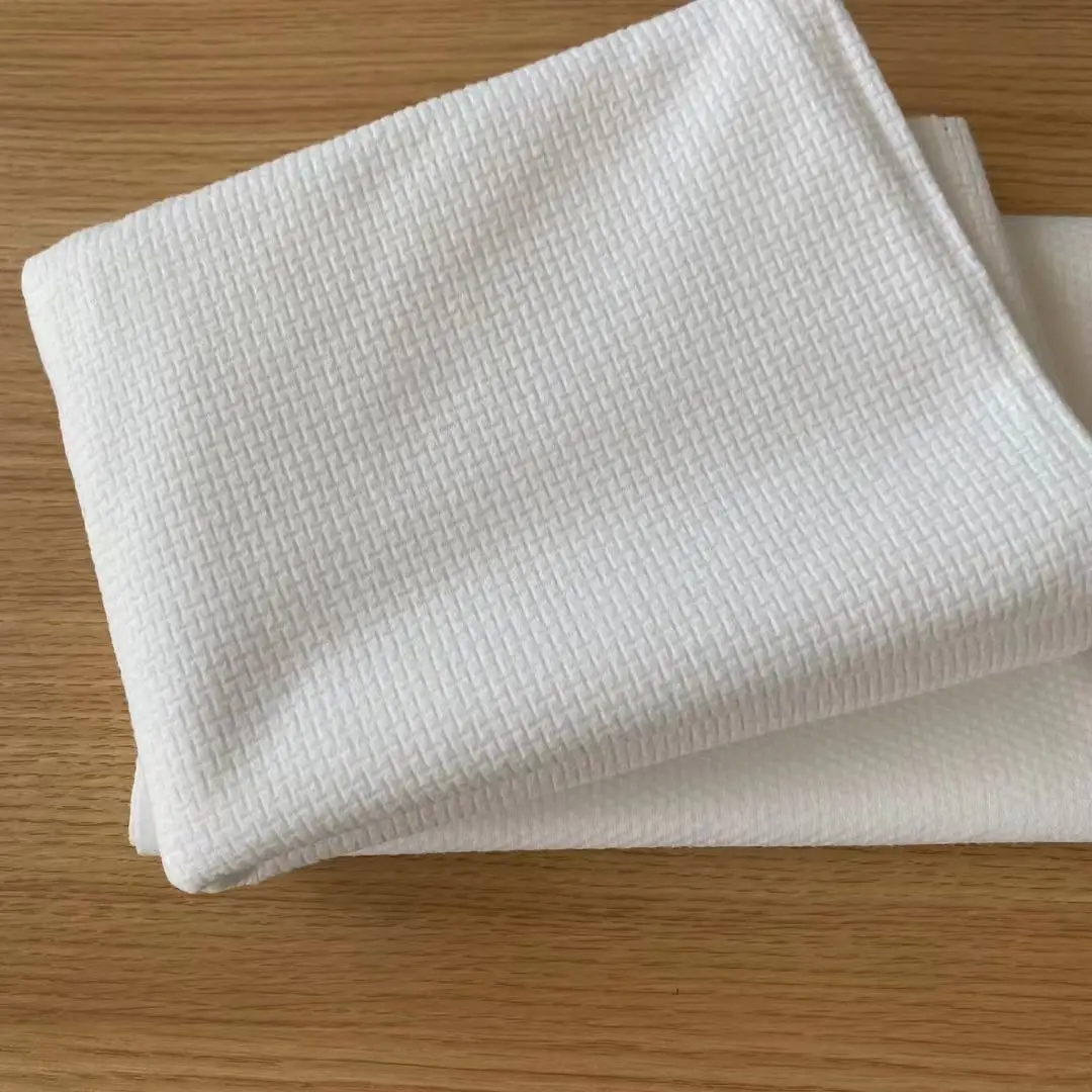 
sample cotton fiber spunlace nonwoven fabric rolls for disposable bath towels 