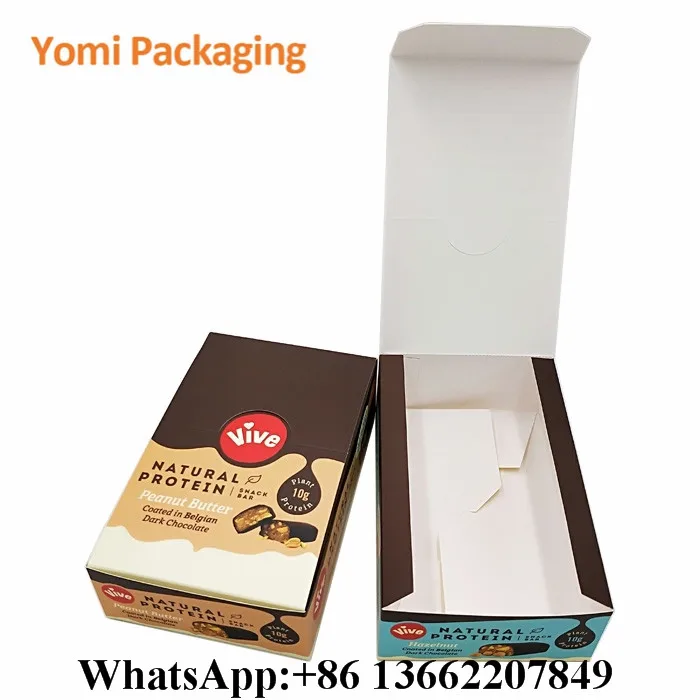 Your design logo Printed Foldable Cardboard Retail Shop Shelf Ready Display Gummies Candy Packaging Paper Box