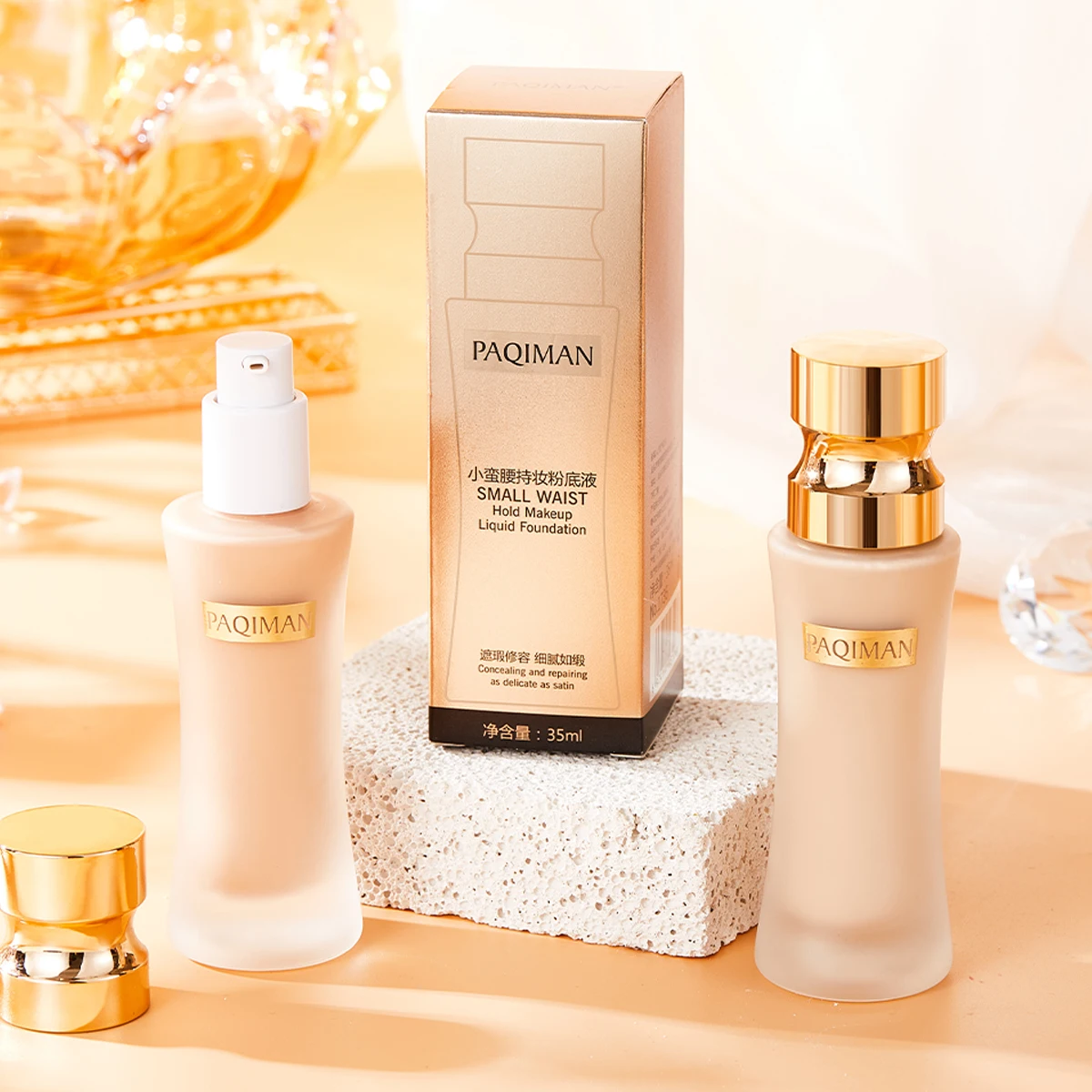 Hot sale whitening makeup liquid foundation private label maquillaje-por-mayor full coverage foundation