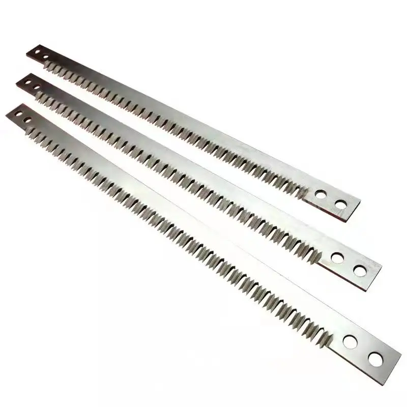 Пищевые пакеты Longserrated упаковочная машина для герметизации резки зубчатые ножи лезвия