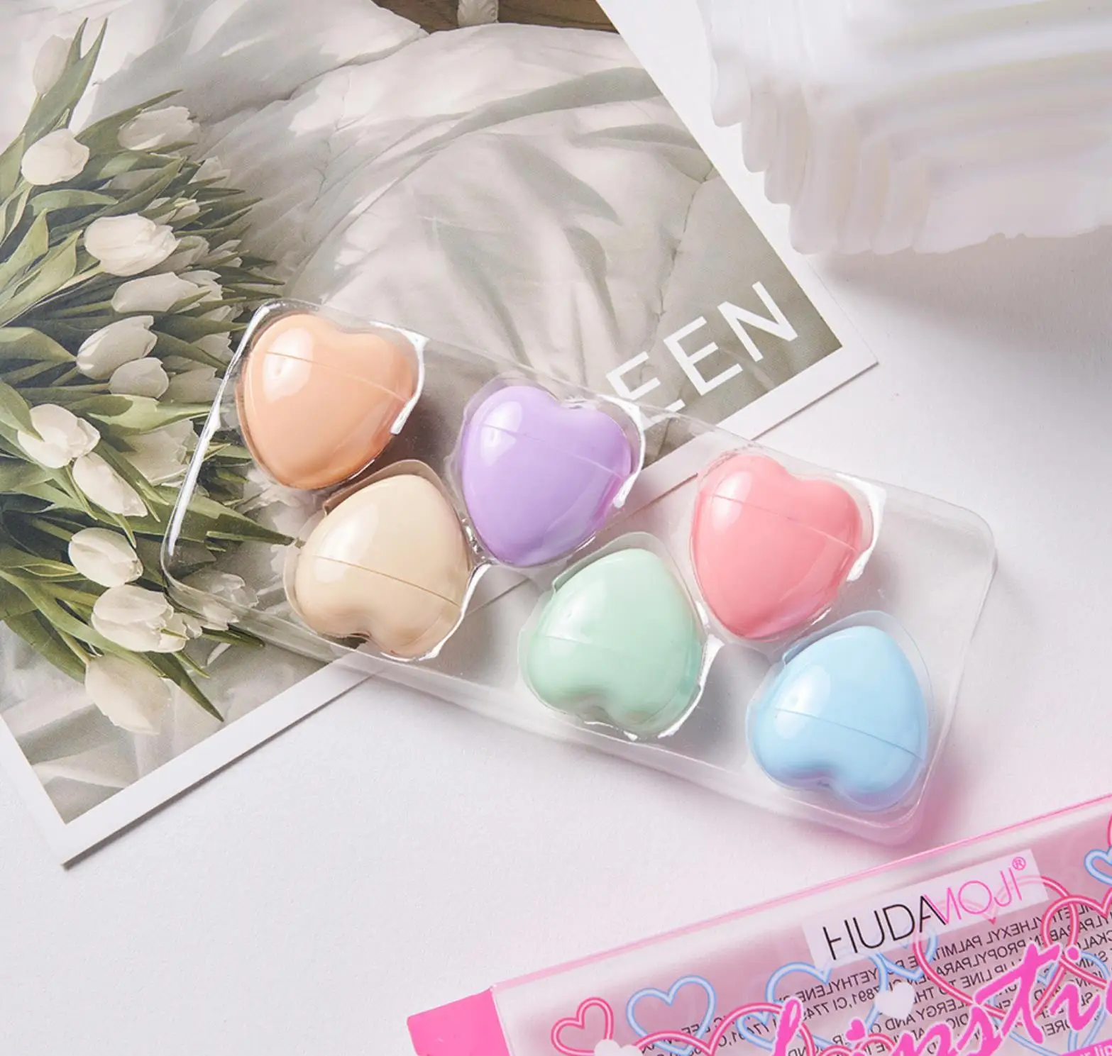 2022 New Stock Cute Graffiti Lipstick Moisturizing Star Candy 6 Pack Small Box New Style lipstick sets