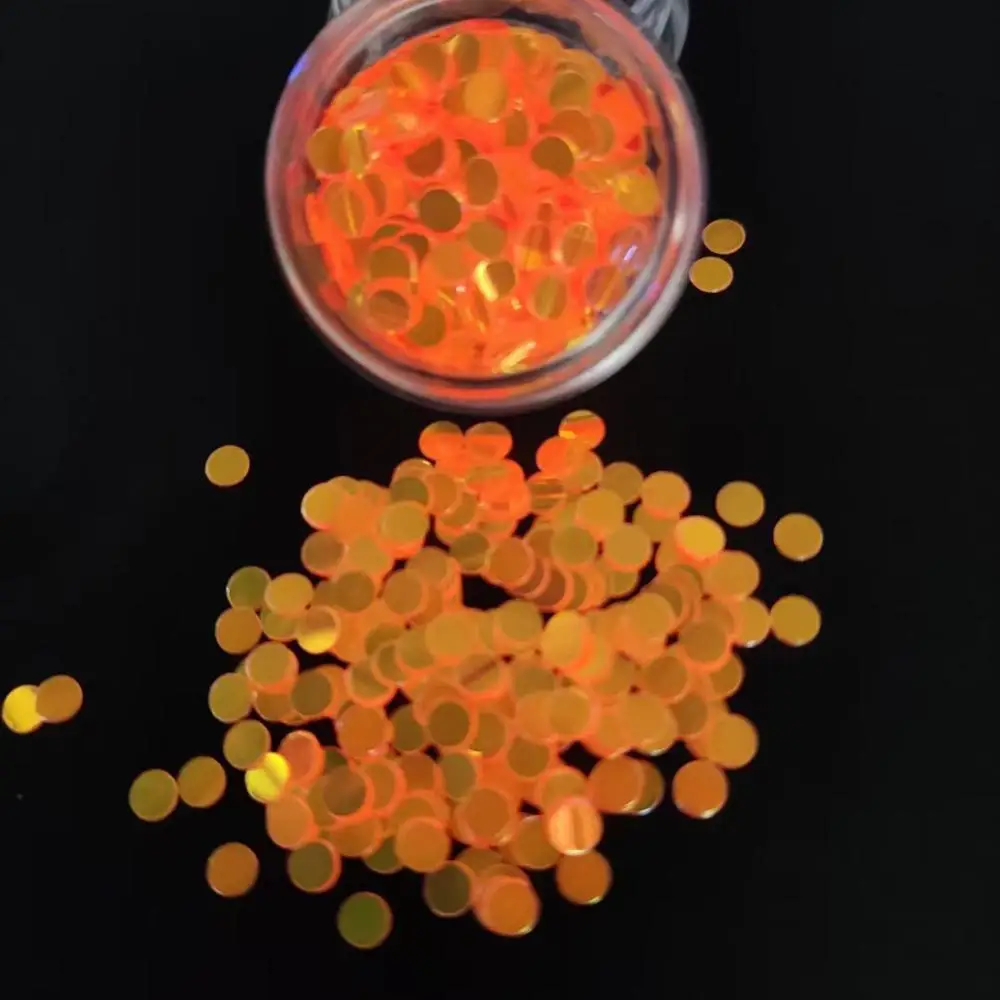 For nail art and resin craft colorful glow in the dark flake glitter flake