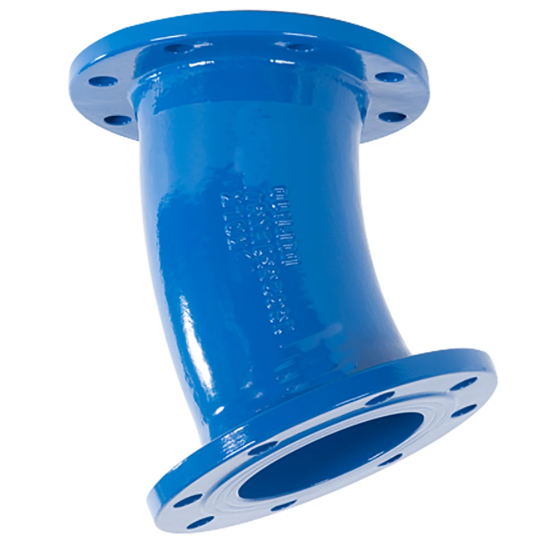 DI Pipe Fitting EN545 Ductile Iron Flanged 11.25 DEG Elbow for Water Supply