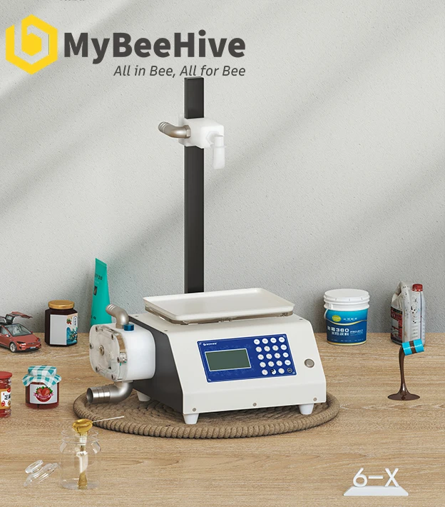 beekeeping tools beekeeping equipment 6-x mini liquid honey filling machine